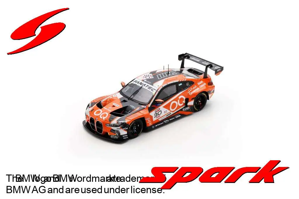 Spark : BMW M4 GT3 │ No.99 ROWE RACING 24H Nürburgring 2024 R. Frijns - S. Van der Linde - D. Vanthoor - A. Farfus [1/43]