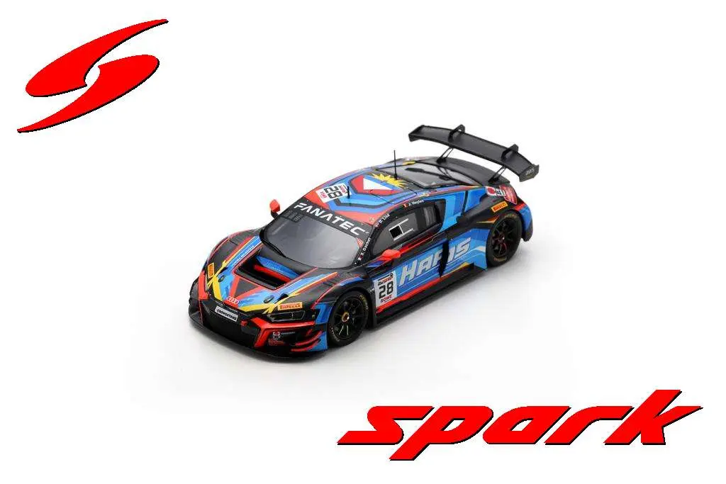 Spark :  AUDI R8 LMS GT3 EVO II N°28 Haas RT 24H Spa 2024 S. Gachet J. Heylen D. Lind (300ex.)