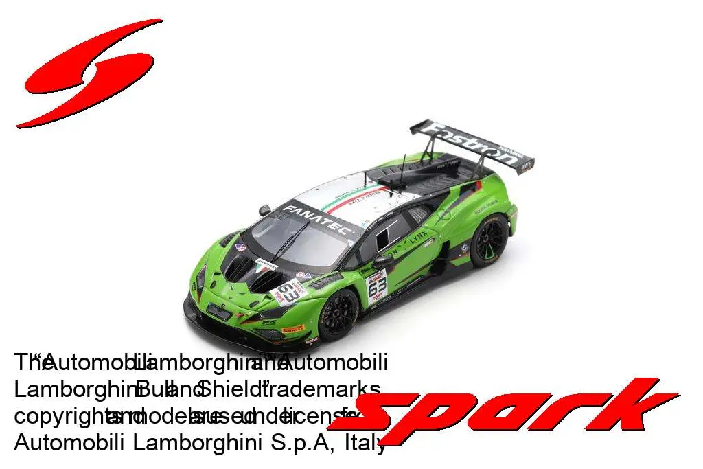 Spark : Lamborghini Huracán GT3 EVO 2 No.63 Iron Lynx 24H Spa 2024 A. Caldarelli – M. Cairoli - M. Bortolotti [1/43]