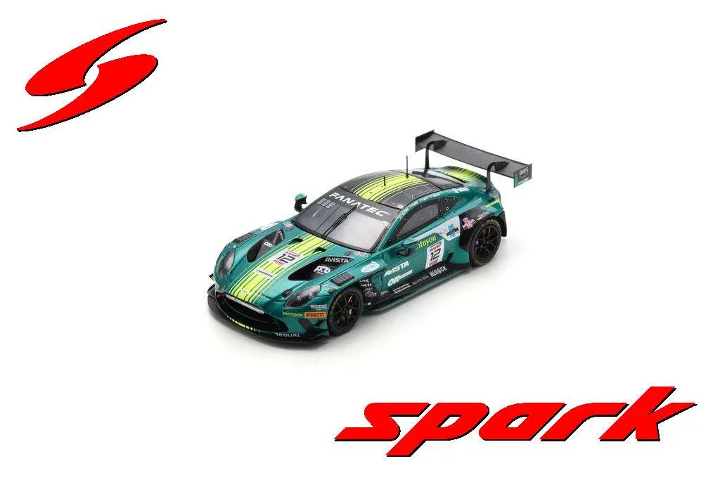 Spark : Aston Martin Vantage AMR GT3 EVO No.12 Comtoyou Racing 24H Spa 2024 N. Baert – S. Ögaard – E. Muth – E. Bastard