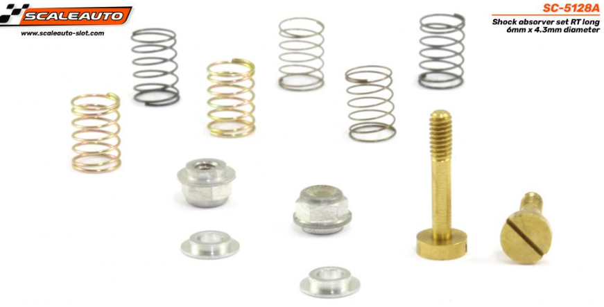 [SCT SC-5128A] Scaleauto : RT3 Suspension System Long 6mm Springs