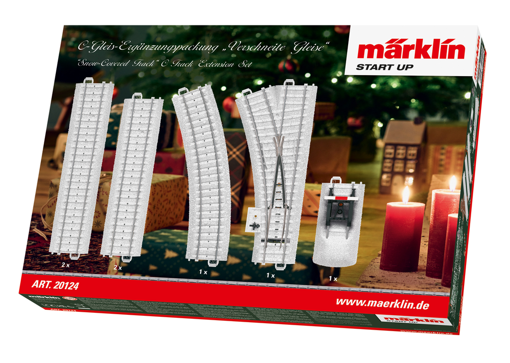 [MKN 20124] Marklin : Coffret de Complément "Voie enneigée"