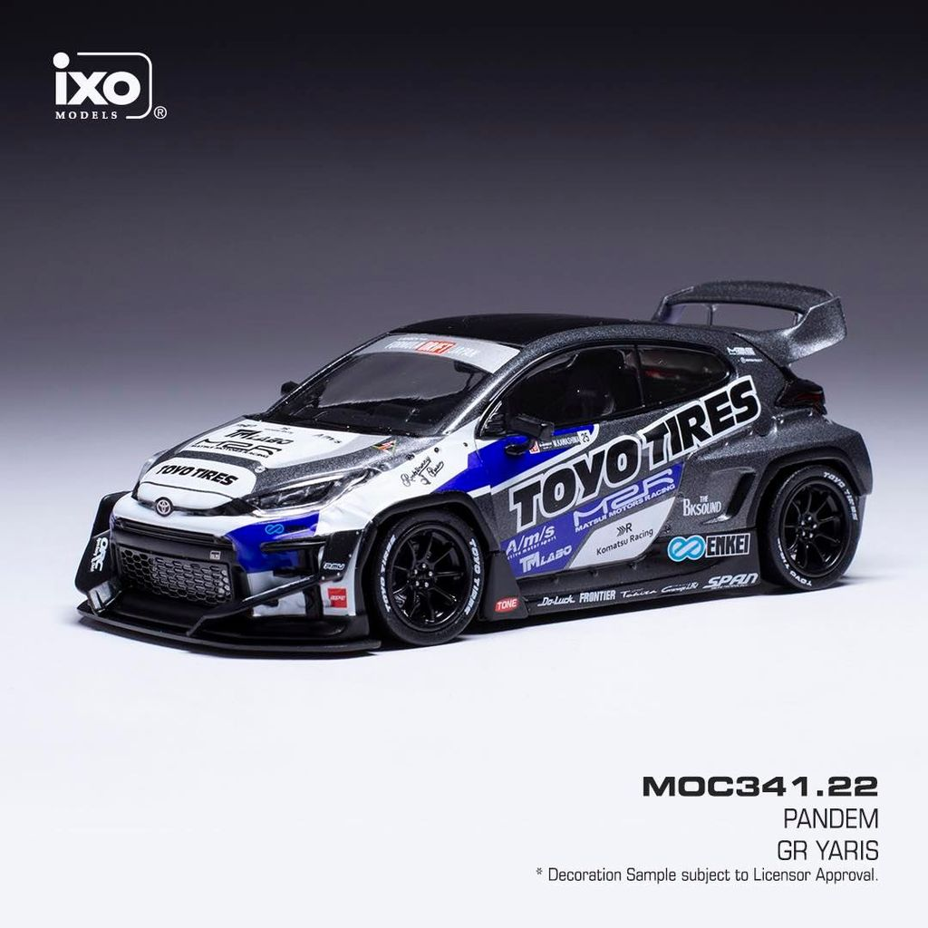 Ixo Models : Toyota GR Yaris Pandem RHD Toyo Tyres [1/43]