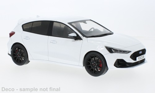 Modelcar : Ford Focus ST │ Blanche - 2022 [1/18]