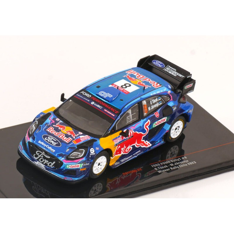 Ixo Models : Ford Puma Rally │ No.8 Rallye du Chili 2023 O. Tanak - M. Jarveoja [1/43]