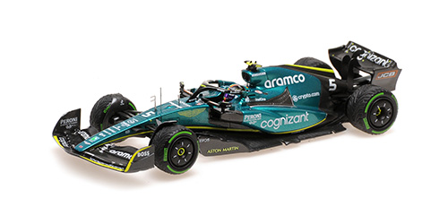 Minichamps : Aston Martin Aramco cognizant Formula one team AMR22 │ Singapore GP 2022 - Sebastien Vettel  [1/43]
