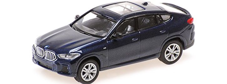 Minichamps : BMW X6 │ 2020 - Bleu Métallique  [1/43]