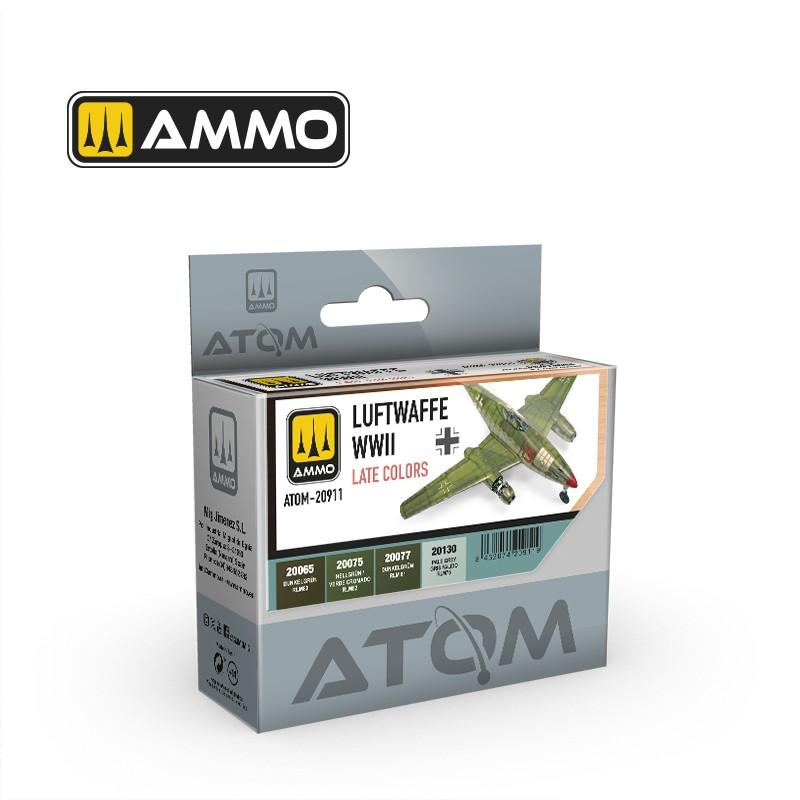 Ammo Mig : Luftwaffe WWII Late Colors │ Atom Acrylique Paint