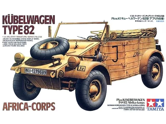 Tamiya : Kübelwagen Type 82 │ Africa Corps