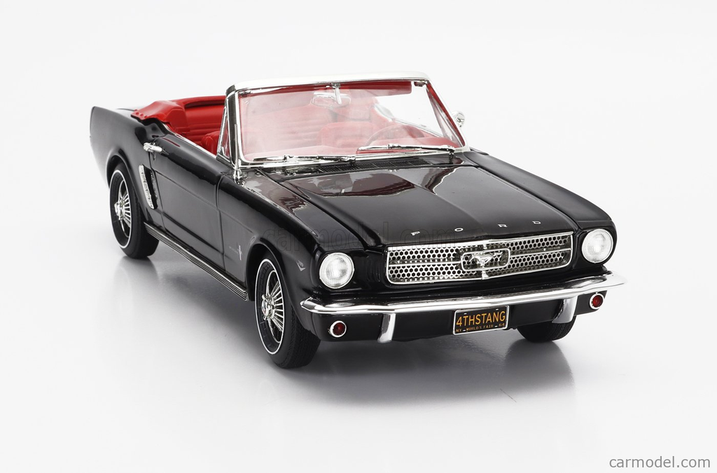 Autoworld : Ford Mustang Convertible │ 1964 Noir "Raven Black" [1/18]