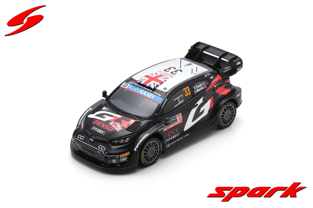 Spark : TOYOTA GR Yaris Rally1 HYBRID │ No.33 TOYOTA GAZOO Racing WRT 3rd Rally Monte Carlo 2024 E. Evans - S. Martin [1/43]