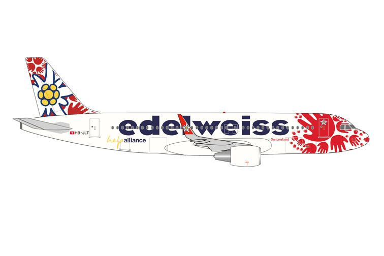 Herpa : Airbus A320 Edelweiss Air Help Alliance  [1/500]