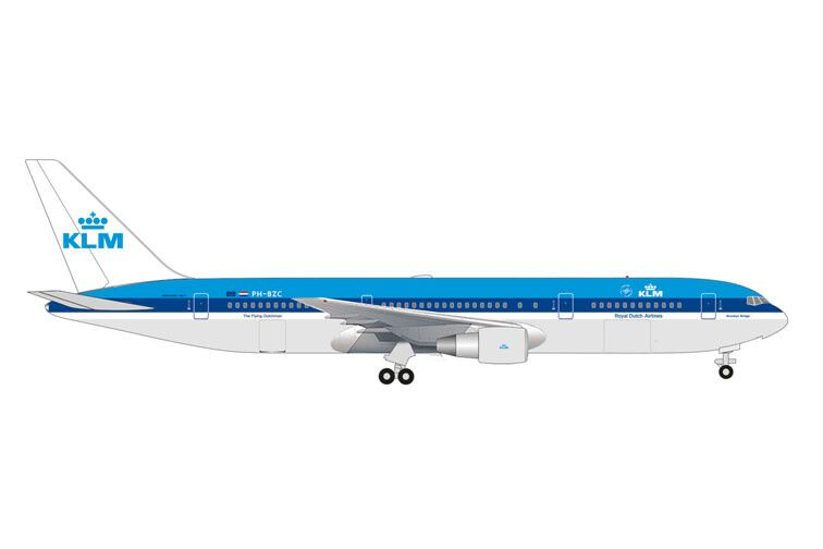 Herpa : Boeing 767-300 KLM PH-BZC Brooklyn Bridge (NL)  [1/500]