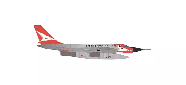 [HER 573160] Herpa : U. S. Air Force Convair XB-58 Hustler- B-58  [1/200]