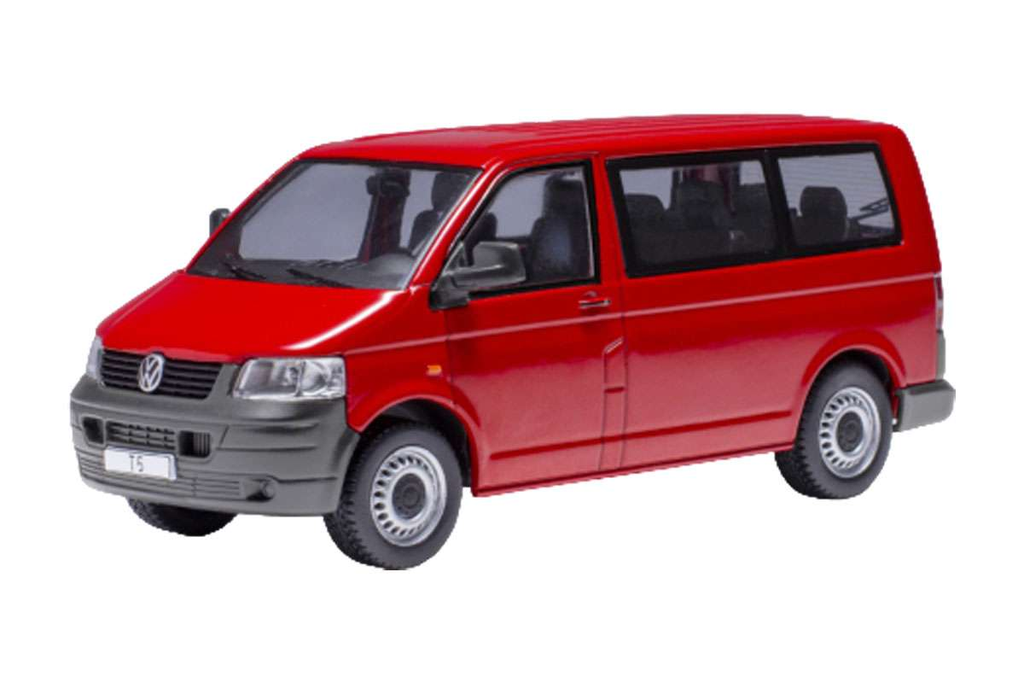 Ixo Models : Volkswagen T5 TDI │ Rouge - 2003 [1/43]