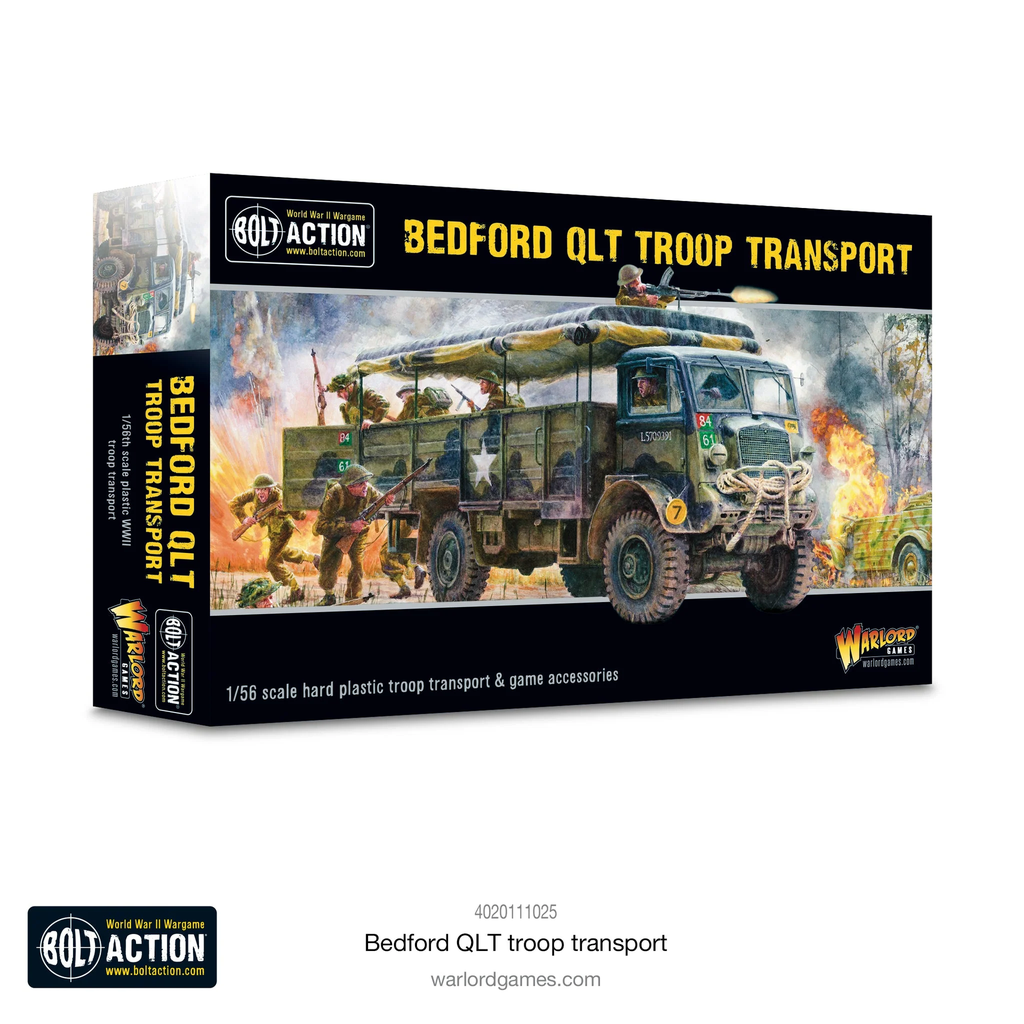 [WLG 402011025] Bolt Action : Bedford QLT Troop Transport │ Early - Mid - Late