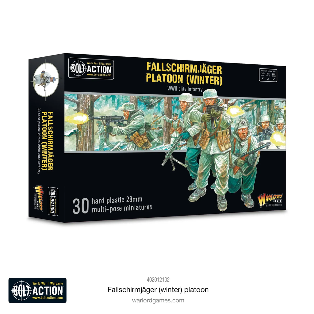 [WLG 402012102] Bolt Action : Fallschirmjäger Platoon (Winter) │ Late