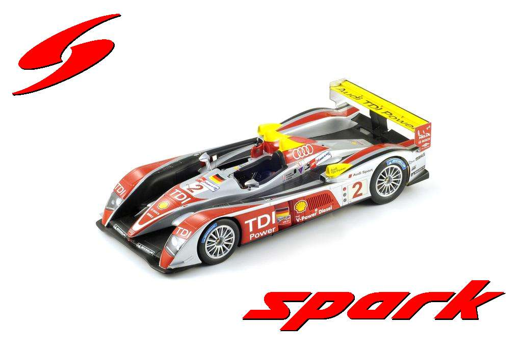 Spark : Audi R10 TDI │No.2 Winner 24H Le Mans 2008 - A.McNish - R.Capello - T.Kristensen [1/18]
