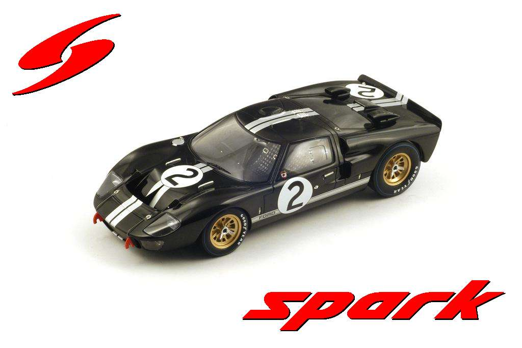 Spark : Ford MK 2 No.2 Winner 24H Le Mans 1966 B. McLaren - C. Amon [1/18]
