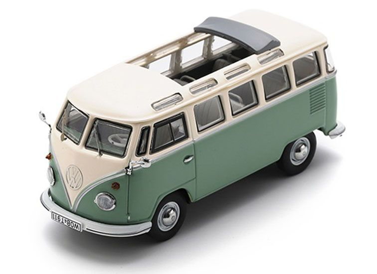 Schuco : Volkswagen T1b Samba │ Vert  [1/43]