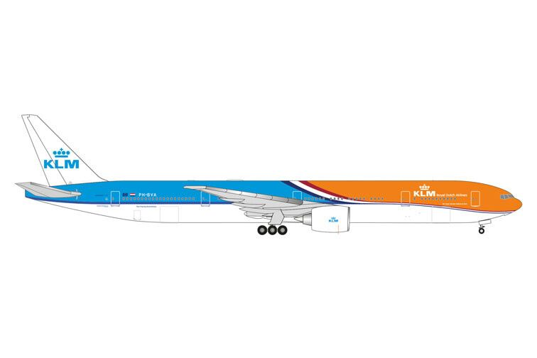 Herpa : Boeing 777-300ER KLM Orange Pride '23 De Hoge Veluwe (NL)  [1/500]