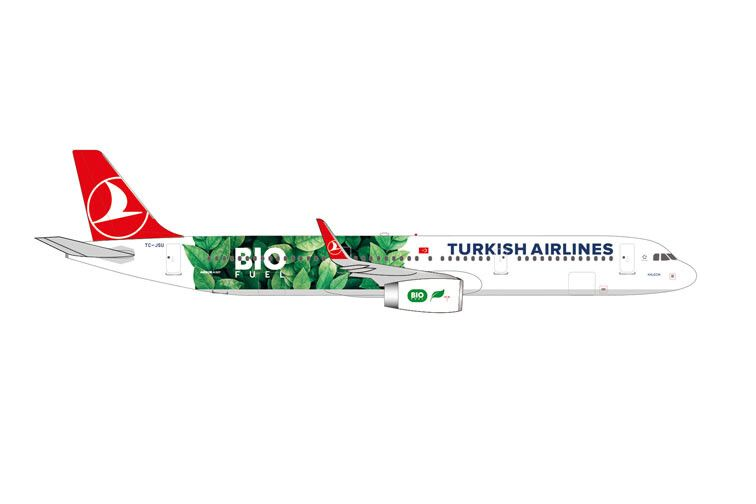 Herpa : Airbus A321 Turkish Airlines Bio Fuel Kalecik  [1/500]