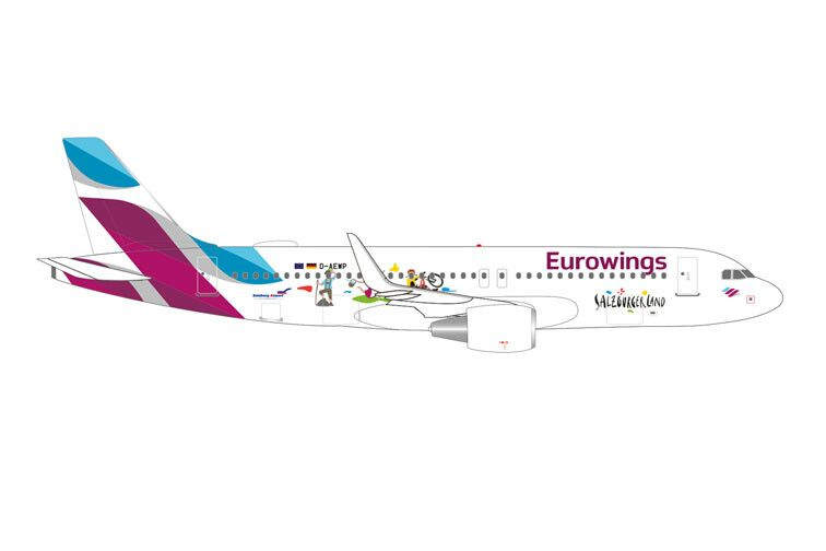 Herpa : Airbus A320 Eurowings Salzburger Land  [1/500]