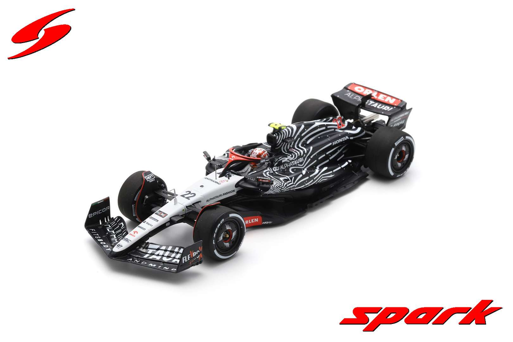 Spark : AlphaTauri AT04 │ No.22 Scuderia AlphaTauri Las Vegas GP 2023 Yuki Tsunoda [1/43] [1/43]