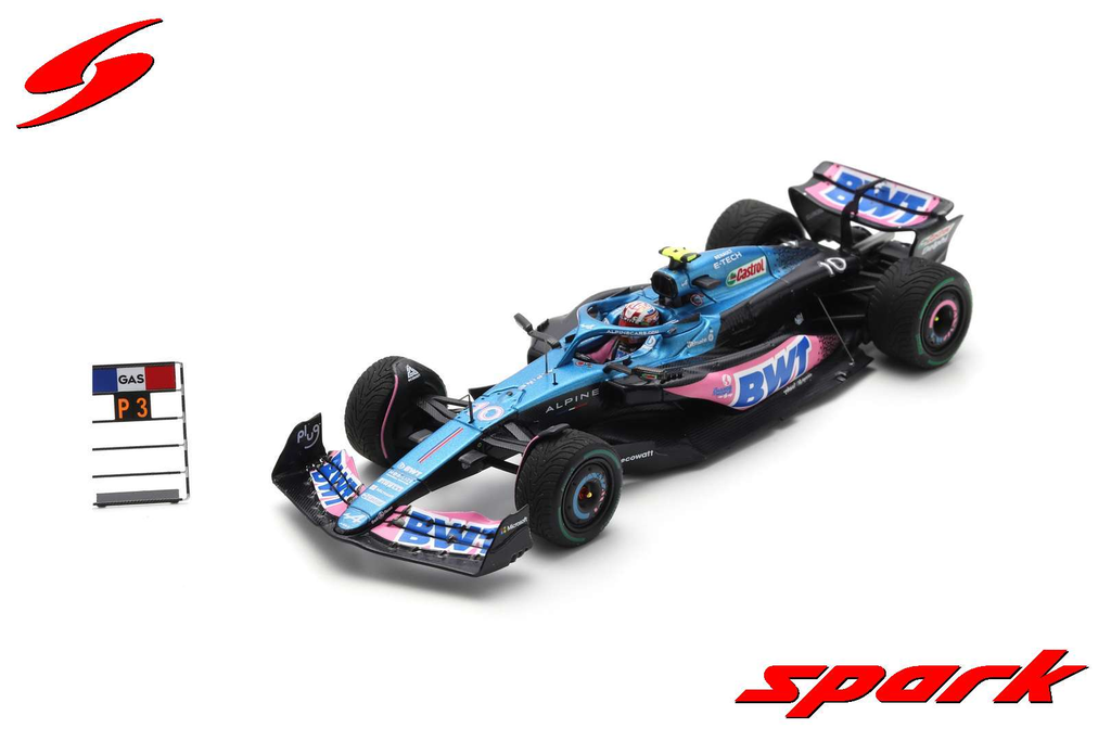 Spark : Alpine A523 │ No.10 BWT Alpine F1 Team 3rd Dutch GP 2023 Pierre Gasly With pit board [1/43] [1/43]