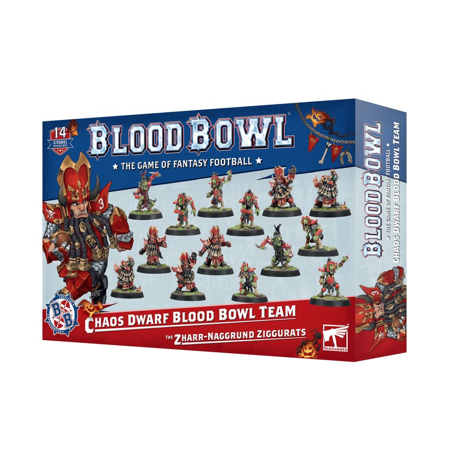 Blood Bowl : Chaos Dwarf Blood Bowl Team "The Zharr-Naggrund Ziggurats" │ The Game of Fantasy Football