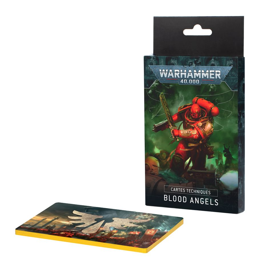 [GAW 41-04]  CARTES TECHNIQUES: BLOOD ANGELS FRANCAIS