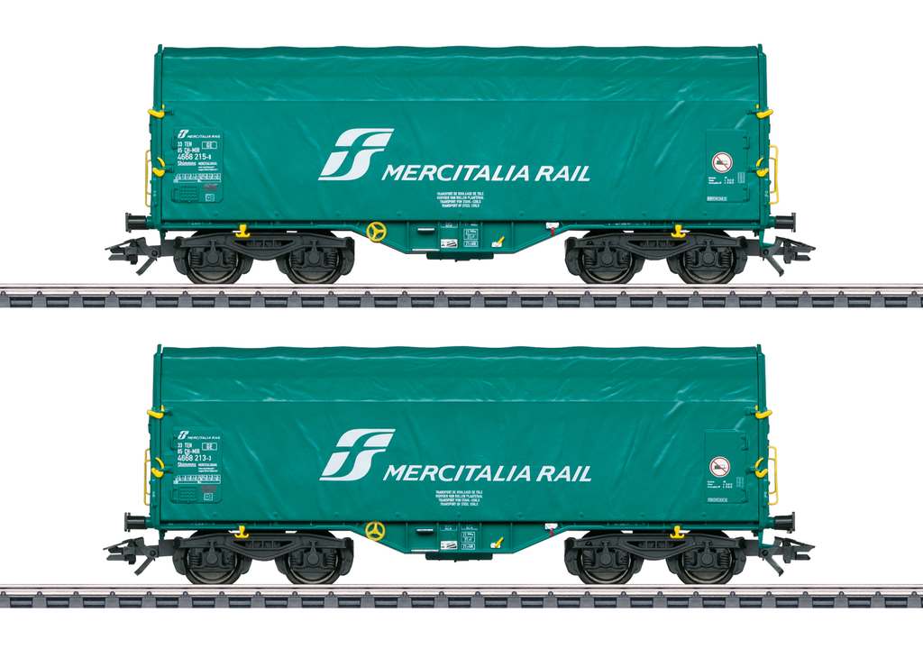 Marklin : coffret wagons Shimmns Bache Mercitalia Rail