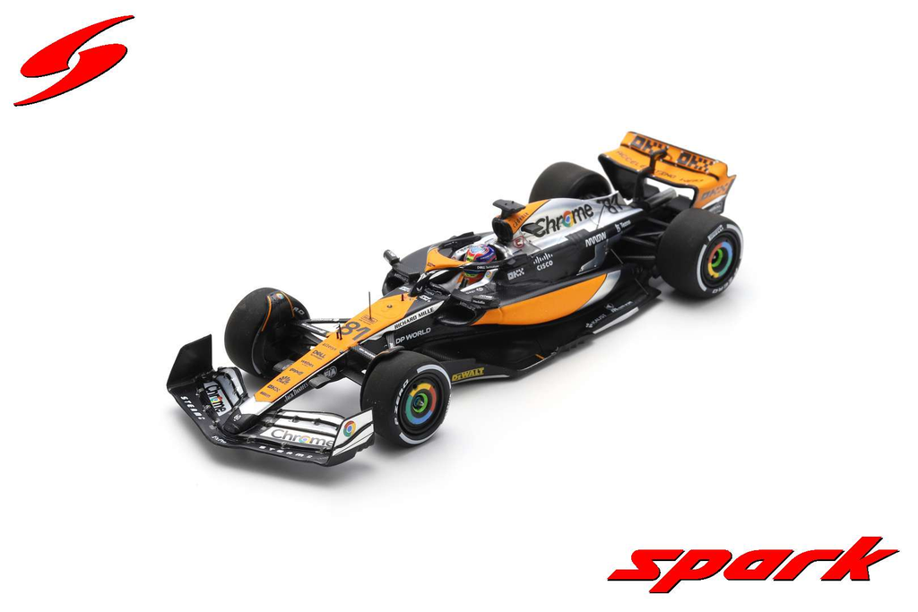Spark : McLaren MCL60 │ No.81 McLaren 4th British GP 2023 Oscar Piastri [1/43]