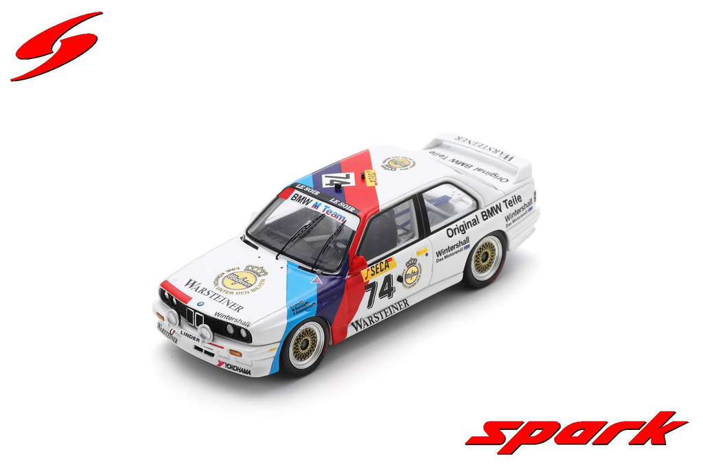 Spark : BMW E30 M3 │ No.74 7th 24H Spa ETCC 1988 E. Lohr - F. Schmickler - M. Bartels [1/43]