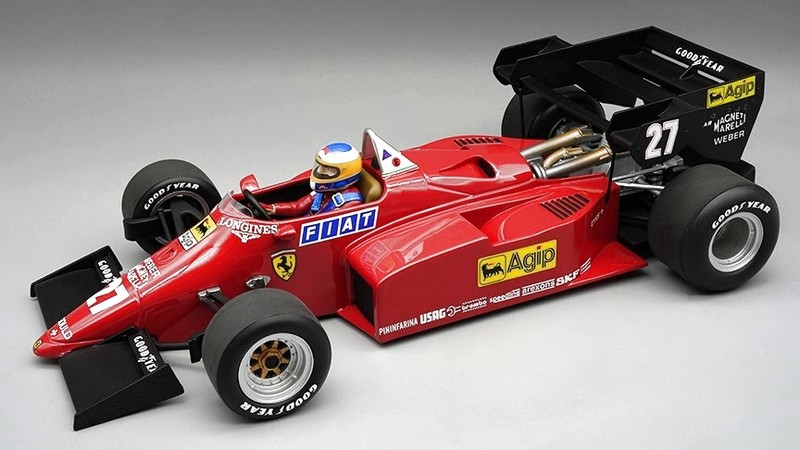Tecnomodel : Ferrari 126 C4-M2 │ No.27 GP Europe 1984 - Michele Alboreto [1/18]