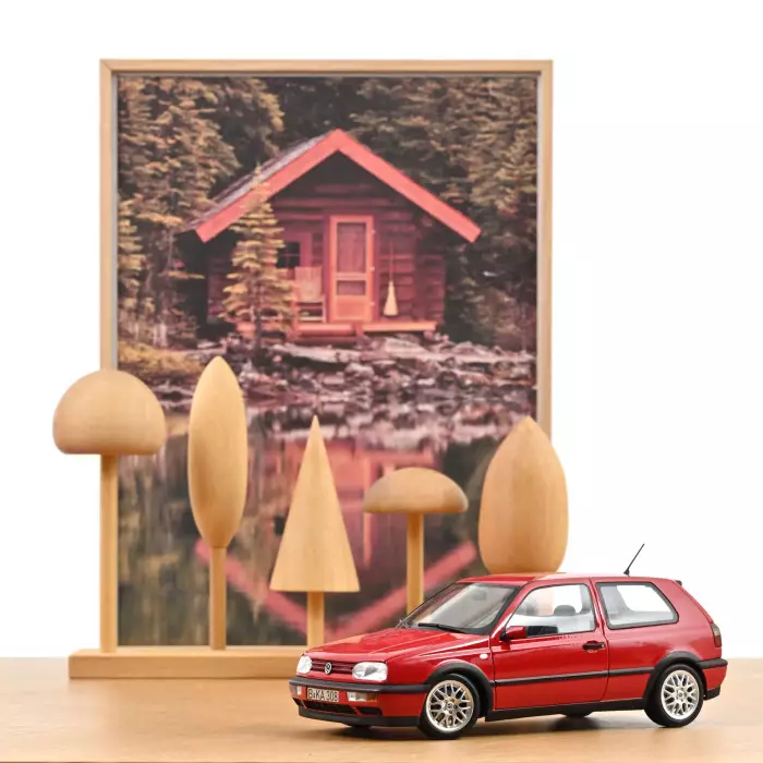 [NOR 188418] Norev : VW Golf III GTI "20 Ans / 20th Anniversary" (1996) - Rouge Tornado (1/18) │ Ref. 188418