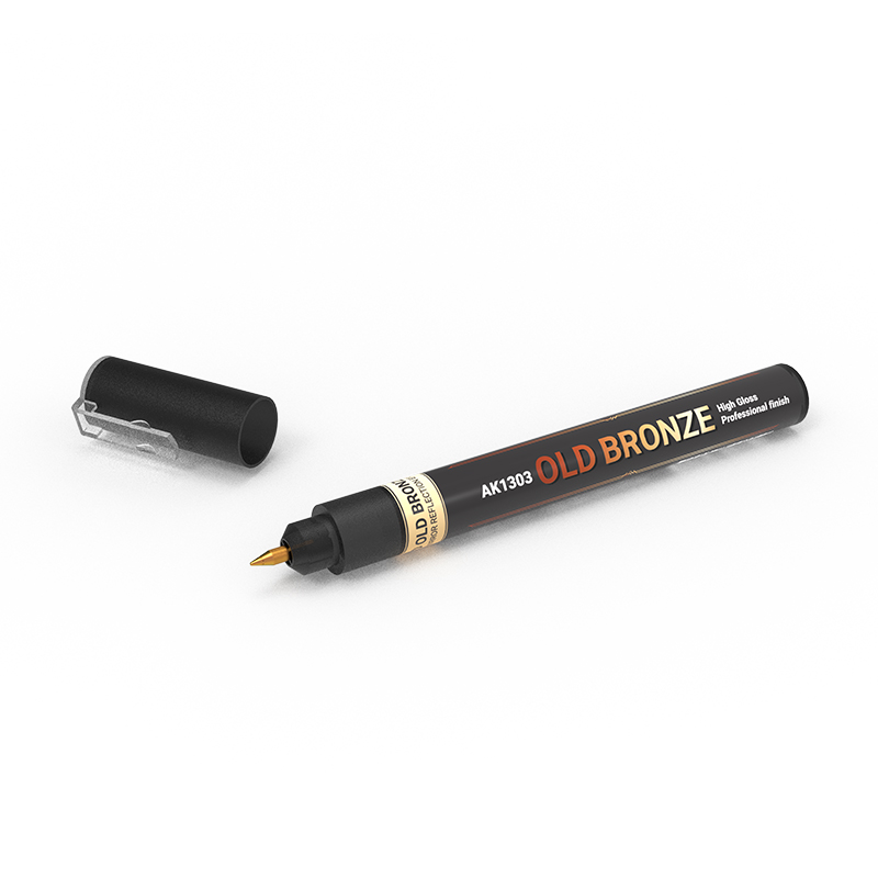 [AK AK1303] Ak : Metallic Marker "Old Bronze"