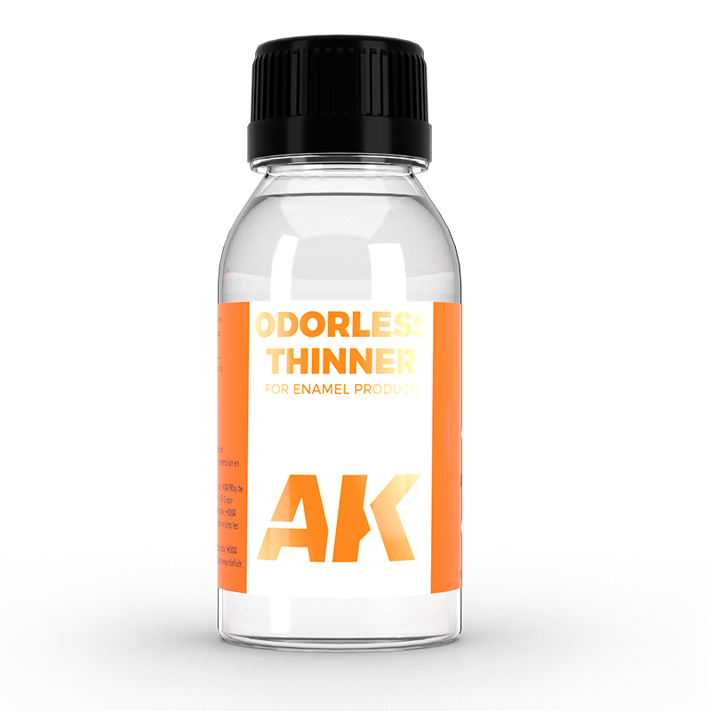 [AK 050] AK Interactive: Geurloze Verdunner voor Enamel Verf 100ml │ Ref. AK050
