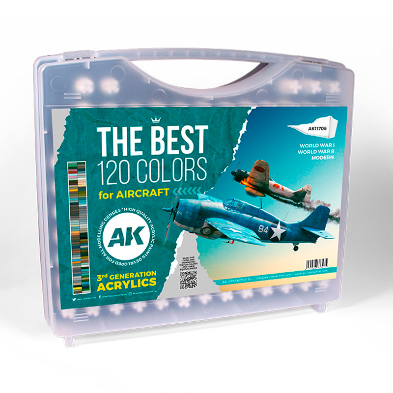 [AK AK11706] AK : Set de 120 Couleurs Pour l'aviation 