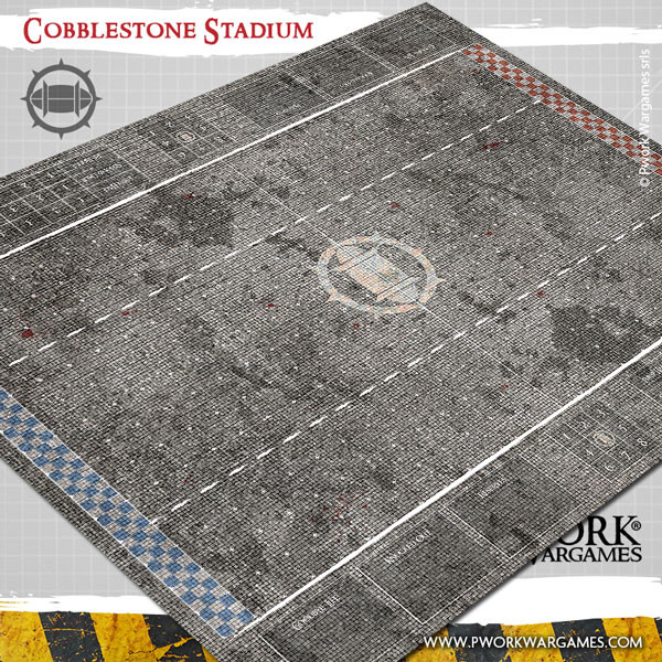 [PWW BB00300N] Pwork Wargames : Cobblestone Stadium │ Bloodbowl - Mouse Pad