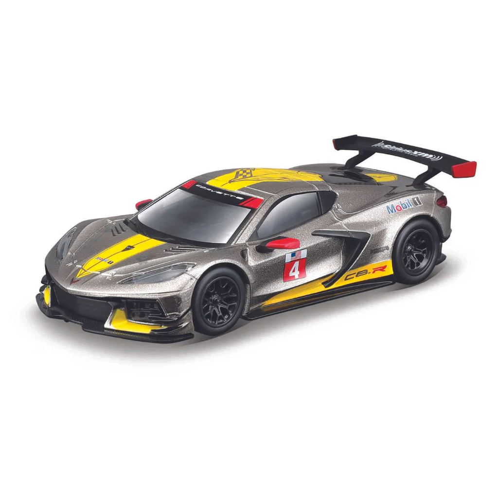Burago : Chevrolet Corvette C8.R │No.4 2020 - Gialla   [1/43]