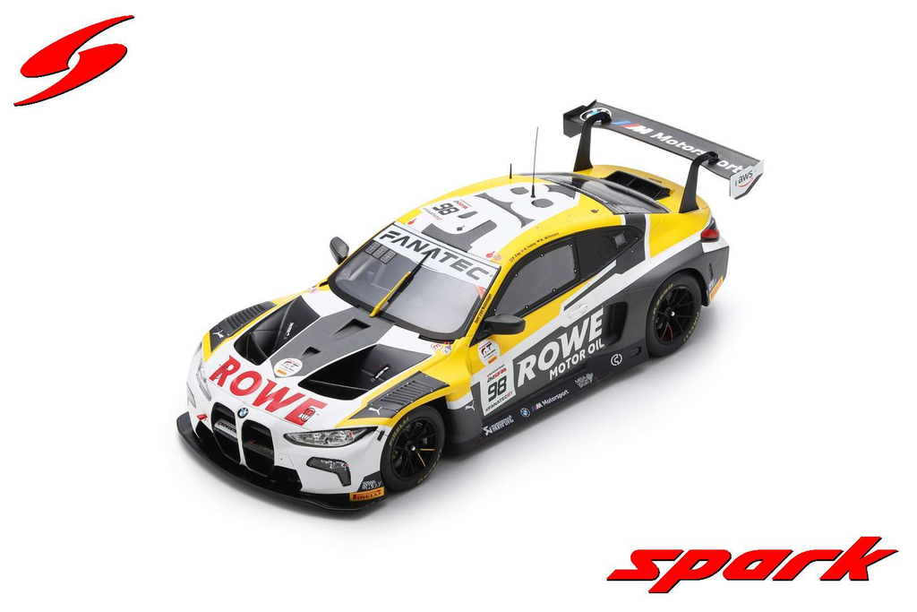 Spark : BMW M4 GT3 │ No.98 ROWE Racing Winner 24H Spa 2023 P. Eng - M. Wittmann - N.Yelloly [1/18]