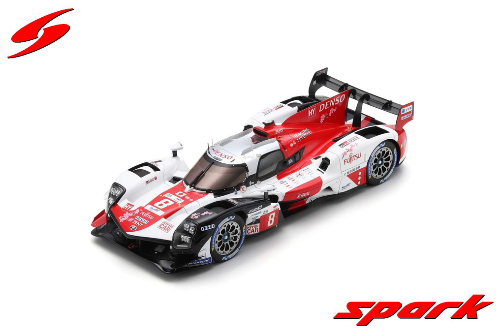Spark : Toyota GR010 - Hybrid │ No.8 TOYOTA GAZOO RACING 2nd Le Mans 24H 2023 S. Buemi - B. Hartley - R. Hirakawa [1/18]