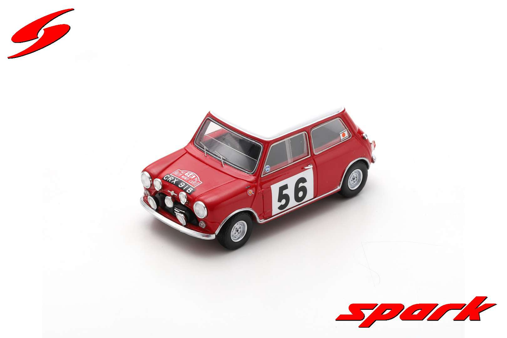 Spark : BMC Cooper S │ No.56 Rally Monte Carlo 1965 P. Hopkirk - H. Liddon [1/43]