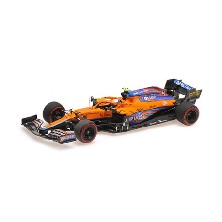 Minichamps : McLaren Mercedes MCL35M │ No.4 F1 Grand Prix d'Abu Dhabi 2021 - Lando Norris [1/43]