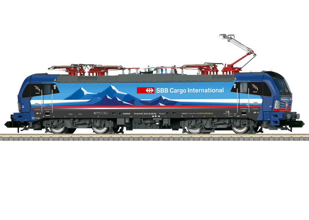Minitrix : Locomotive Électrique (#193) de la SBB Vectron Cargo International │ DC Digital Sons Époque VI N - 1/160 (Réf : 16832)