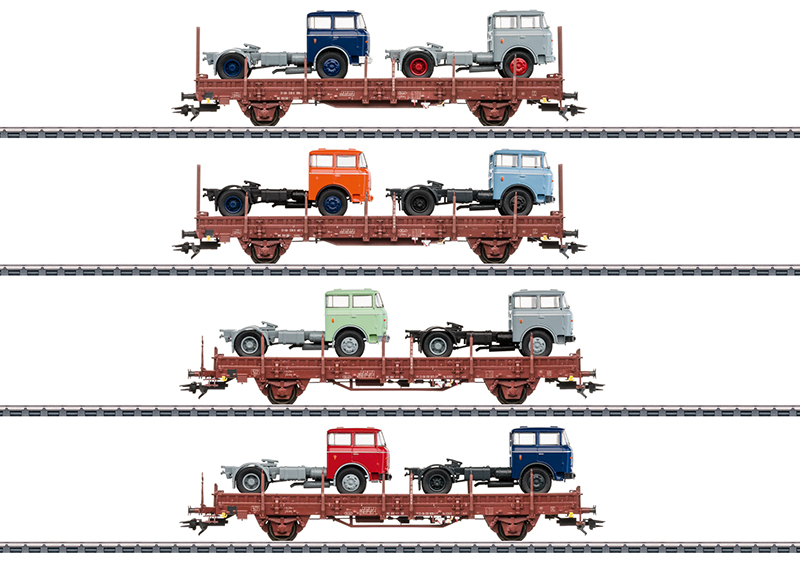 Marklin : Wagons transport de camions