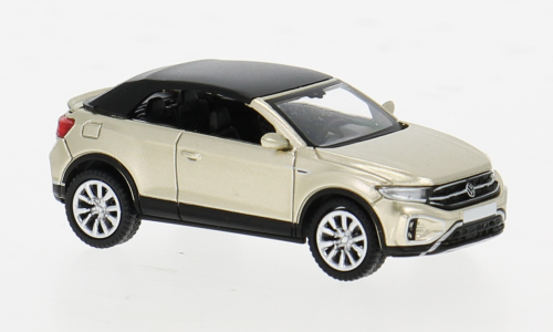 Premium Classixxs : Volkswagen T-Roc Cabriolet Beige Métallic [1/87]