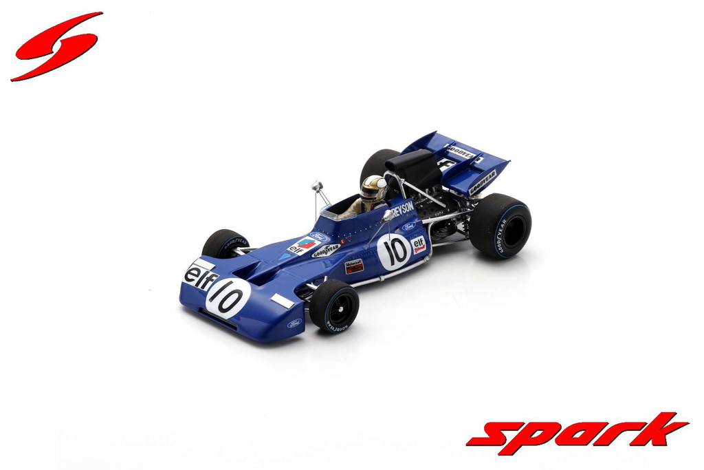 Spark : Tyrrell 001 │ No.10 US GP 1971 Peter Revson [1/43]