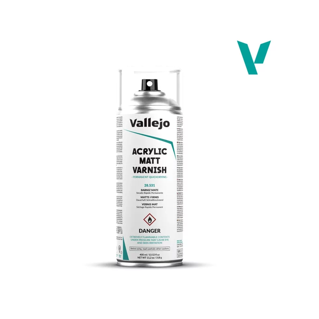 [VAL 28.531] Vallejo : Spray Vernis Acrylique "Matt" (400ml)